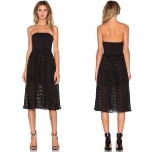 Black NBD Strapless Dress